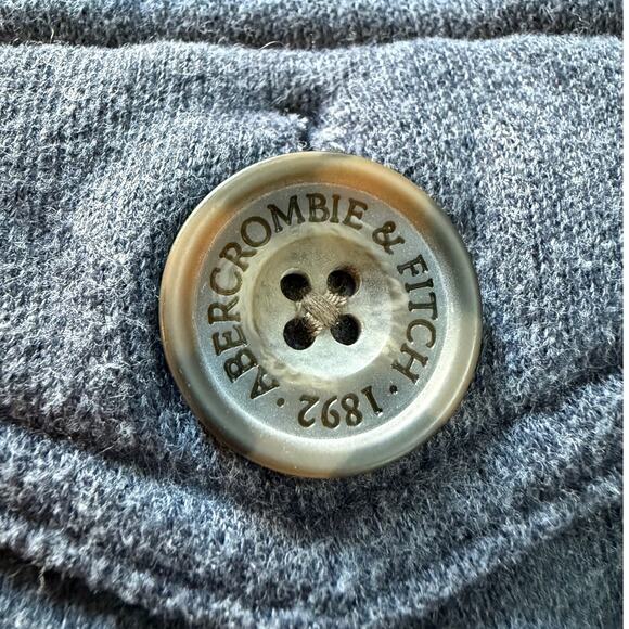 Abercrombie & Fitch Women's Y2K/Vintage Fleece Mock Neck Cardigan Sweatshirt - Picture 5 of 7